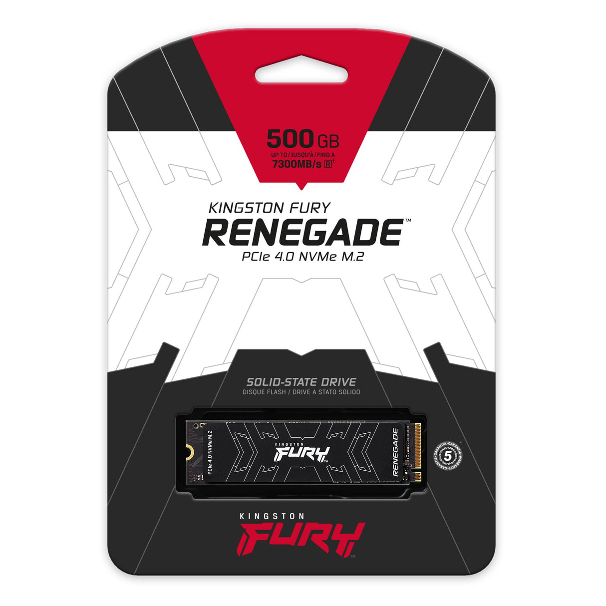 SSD Interno Kingston FURY Renegade 1TB M.2 PCIe 4.0 NVMe con Disipador