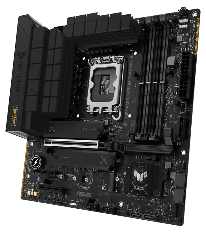 TUF GMIG B760M-PLUS WIF II ASUS Motherboard Micro ATX LGA1700 Intel B760