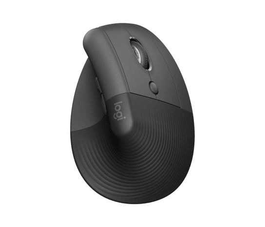Ratón Vertical Ergonómico Inalámbrico Logitech Lift – Grafito (910-006466)