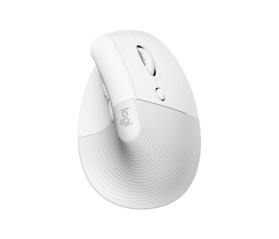Ratón Vertical Ergonómico Inalámbrico Logitech Lift – Blanco Hueso (910-006469)