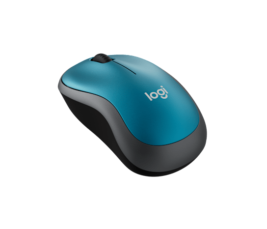 Ratón Inalámbrico Ambidextro Logitech M185 Azul