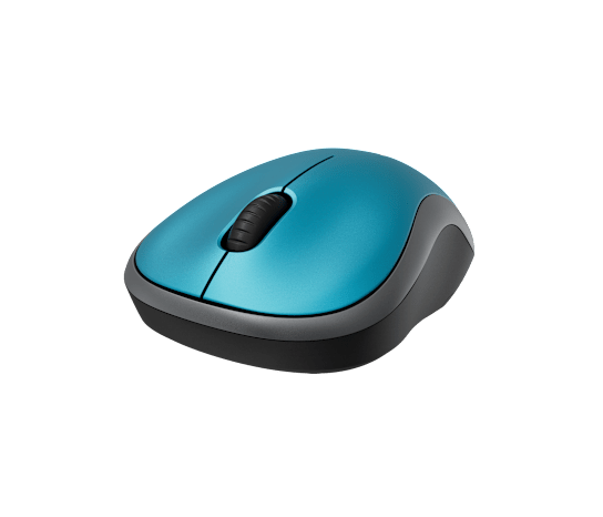 Ratón Inalámbrico Ambidextro Logitech M185 Azul