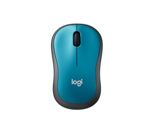 Ratón Inalámbrico Ambidextro Logitech M185 Azul