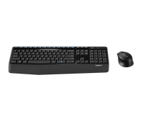 Set Teclado y Ratón Inalámbrico Español Logitech Wireless MK345 2.4GHz Negro