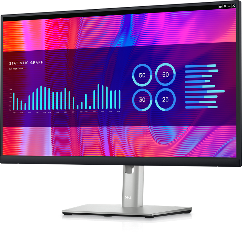 Dell P2423DE - LED-backlit LCD monitor - 23.8" - HDMI USB DP 3Y