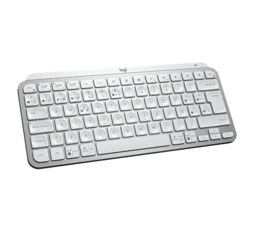 Teclado Inalámbrico Logitech MX Keys Mini – Español Gris Pálido (920-010477)