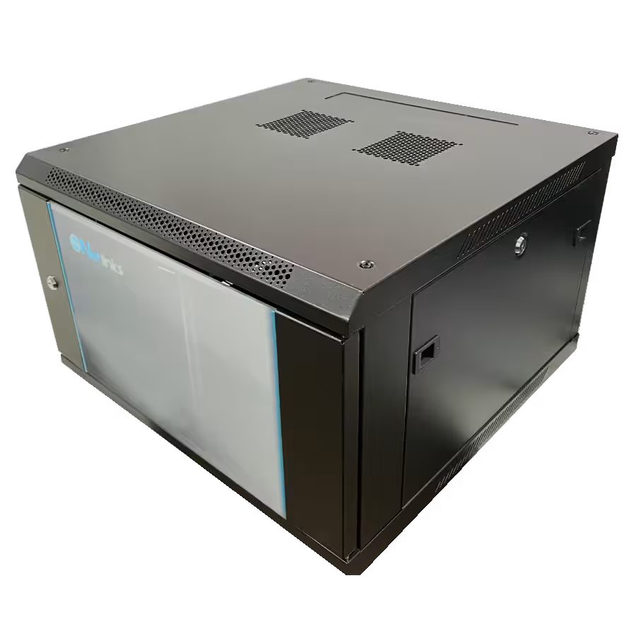 Gabinete Netlinks NTL‑GAB6U‑600×600 – 6U – Desarmado – Capacidad para 2 abanicos