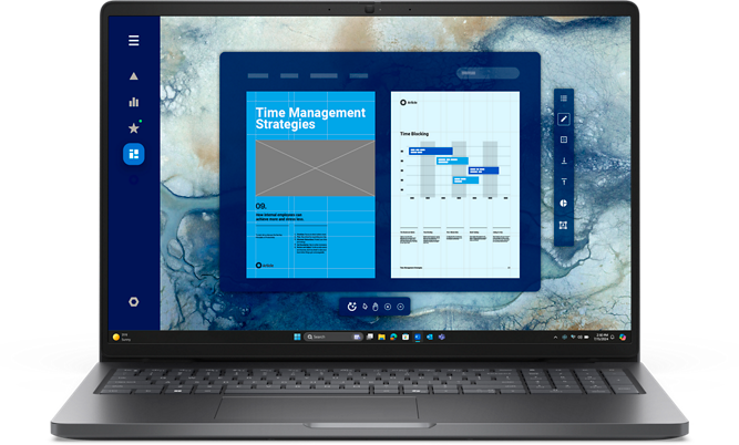 Notebook Dell Pro 16" DC16250 – Intel Core Ultra 7 – 16GB DDR5 – 512GB SSD – Windows 11 Pro