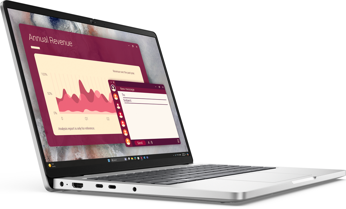 Laptop Dell Pro 14" Intel Core Ultra 5 – 16GB / 512GB SSD – Silver – Windows 11 Pro