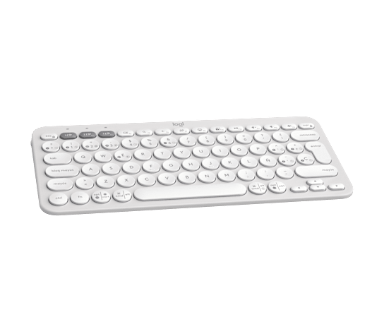 Teclado Inalámbrico Logitech Pebble Keys 2 K380s – Blanco (920-011784)