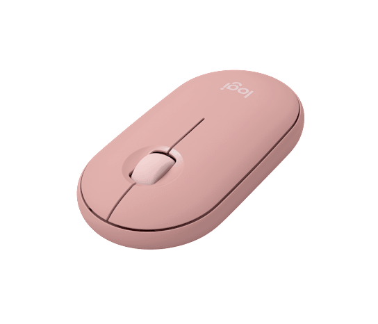 Ratón Inalámbrico Logitech Pebble Mouse 2 M350s – Rosado (910-007048)