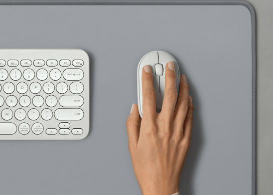 Ratón Inalámbrico Logitech Pebble Mouse 2 M350s – Blanco (910-007047)