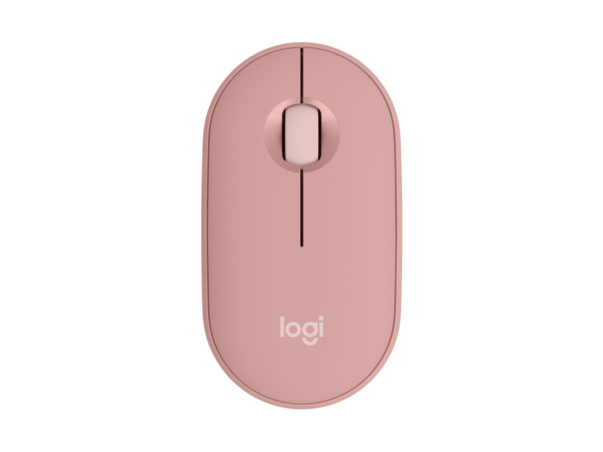 Ratón Inalámbrico Bluetooth Logitech Pebble Mouse 2 M350s Rosado