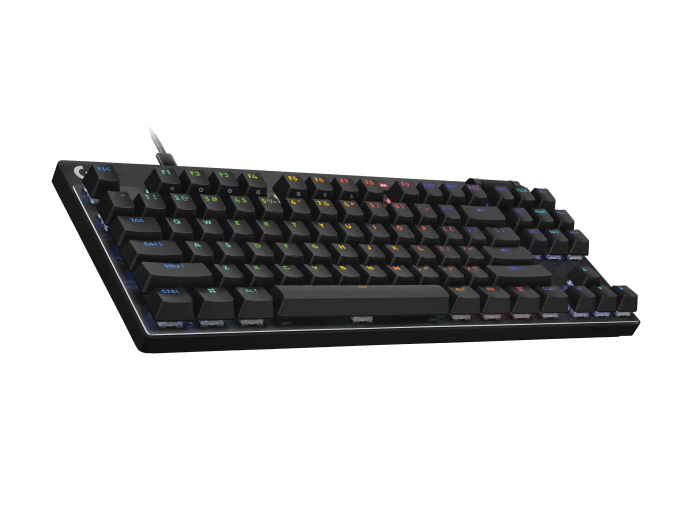 Teclado Mecánico Alámbrico Logitech PRO X TKL Rapid – USB-C / RGB / Negro