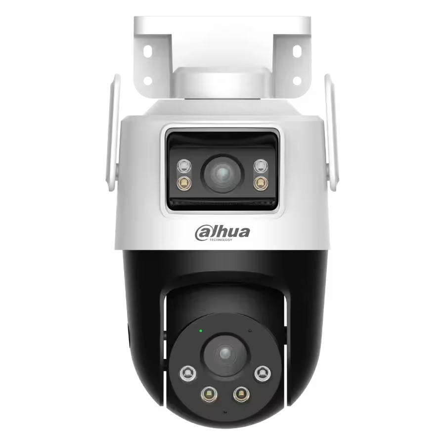 Cámara Dahua DH‑IPC‑P3DP‑3F‑PV‑0280B/0600B – 3+3MP – Doble Lente – Wi‑Fi – Pan/Tilt – IA Humano/Vehículo – Smart Dual Light – Exterior IP66