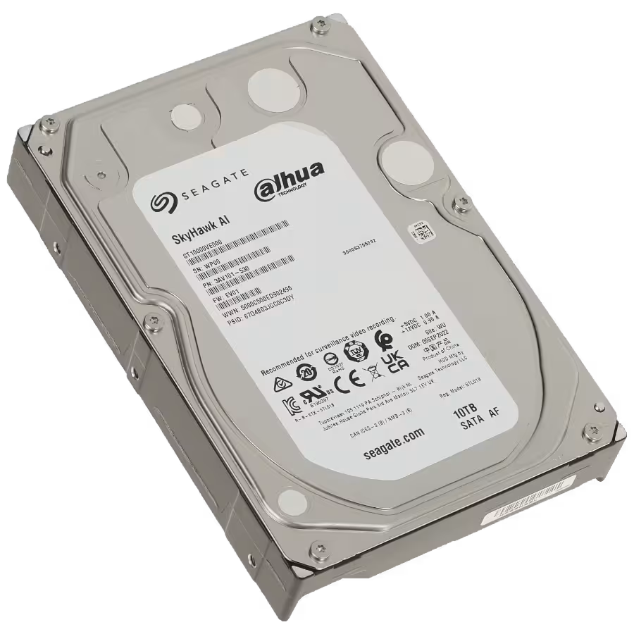 Disco duro de 10TB para videovigilancia – Seagate SkyHawk – ST10000VE000