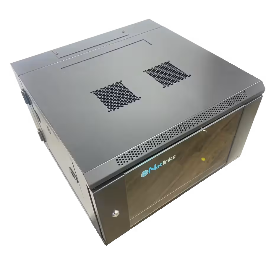 Gabinete Netlinks NTL‑GAB6U‑AB – 6U – Abatible con Apertura Lateral