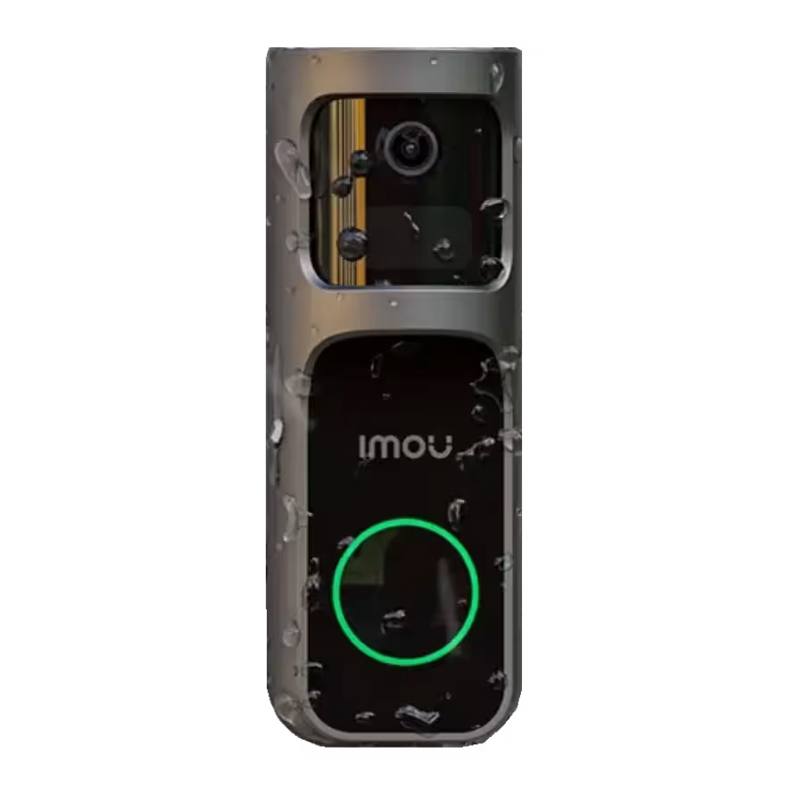 Timbre Inteligente IMOU Doorbell 2S Kit – 2K QHD – Batería 5000 mAh – Gran Angular 166° – Visión Nocturna – Resistente a Intemperie