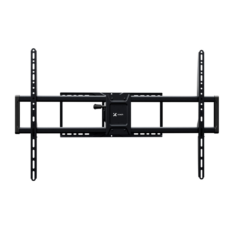 Soporte articulado Xtech XTA‑490 – 50″ a 105″ – Inclinación 15° – Giro 60° – VESA máx. 900×600 – 75 kg