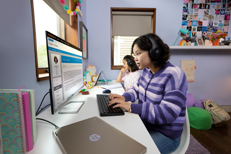 Monitor HP V20 – LCD HD+ 19.5" / 60Hz / HDMI + VGA / Luz Azul Baja