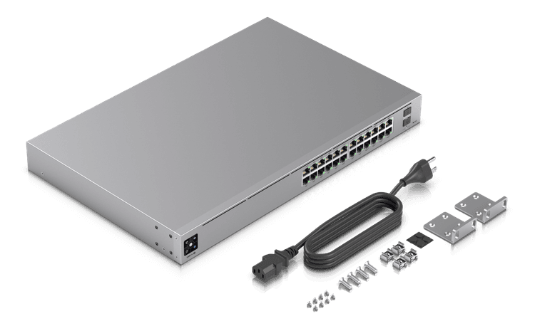 Switch Gestionado 24 Puertos Gigabit 16 PoE+ 8 PoE++ 2 SFP+ UniFi Switch USW-Pro-24-POE
