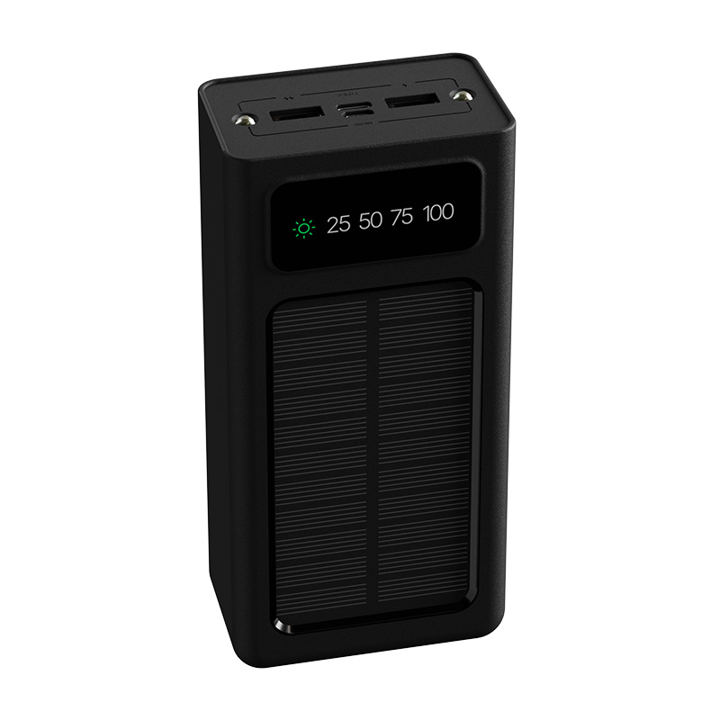 Banco de energía solar con cables integrados – Xtech XPB‑300 – 30,000mAh