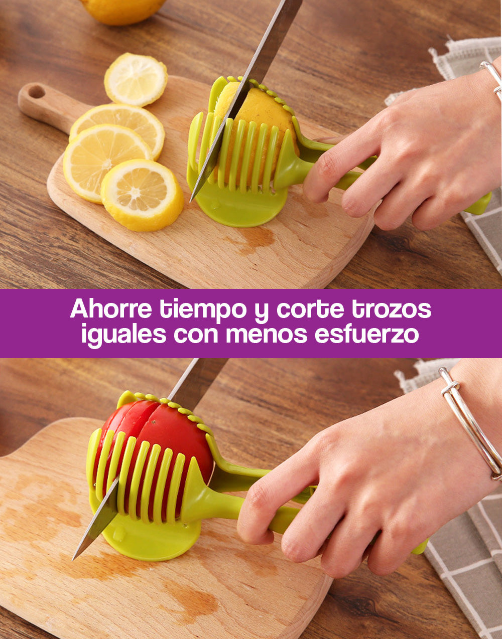 Rebanador de frutas y vegetales