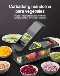 Cortador o picador para vegetales 5 en 1