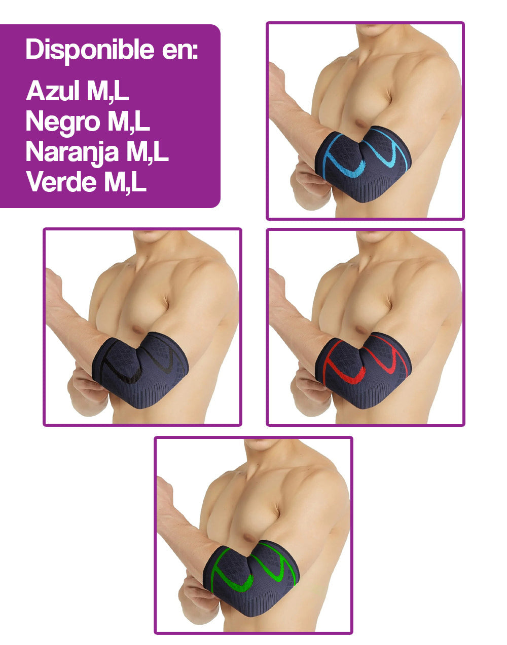 Manga deportiva para codos