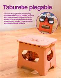 Taburete plegable