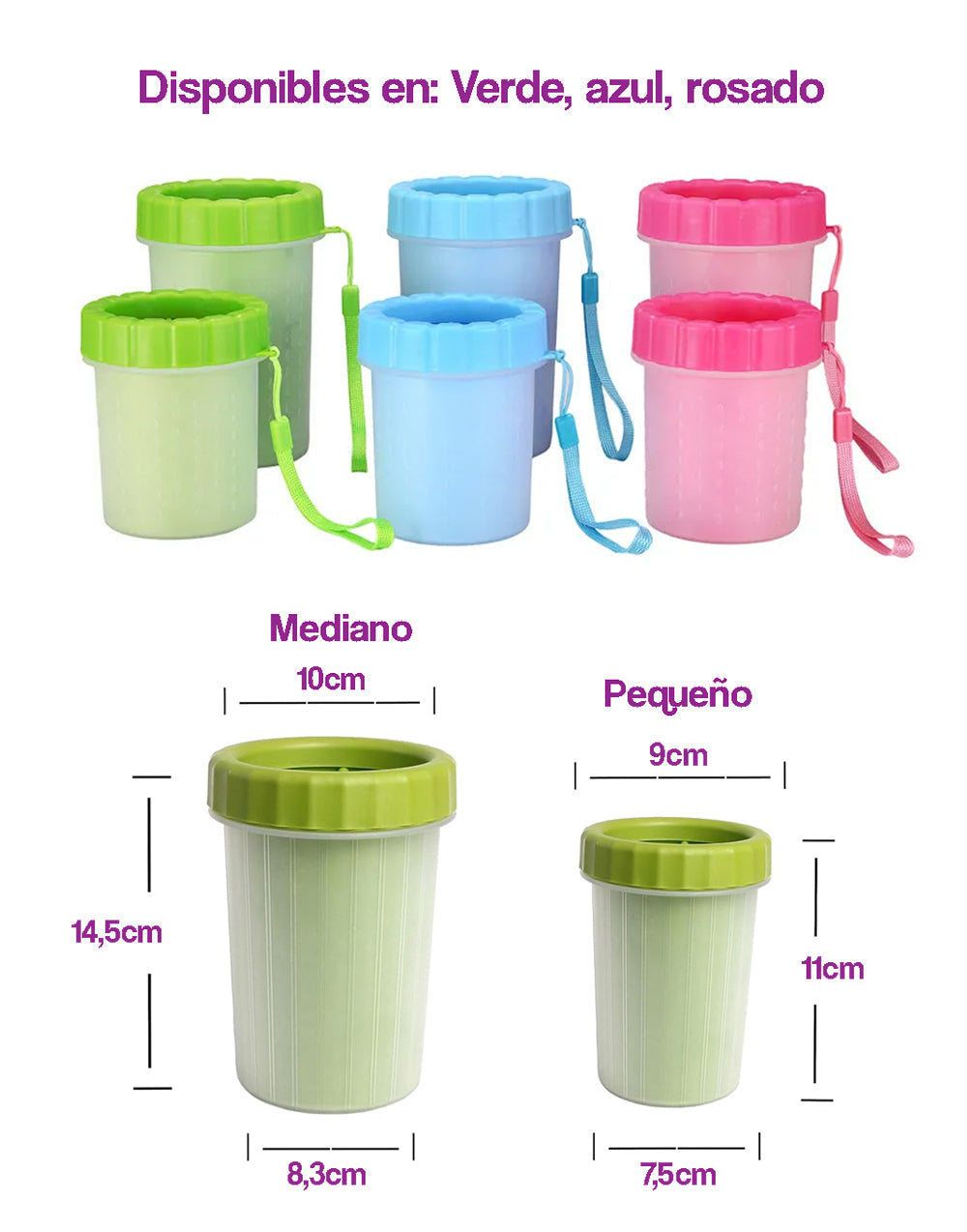 Limpiador de patas para perros