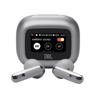 Auriculares True Wireless JBL LIVE Flex 3  / Plateados / Open Stick / ANC / Smart Charging Case™ / 50h