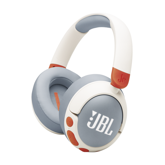 Auriculares JBL JR 470 NC – Inalámbricos, Infantiles, ANC, Control Parental, Blancos