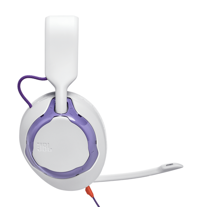 Audífonos Gamer con Micrófono JBL Quantum 250 –  Color Blanco / Sonido Envolvente