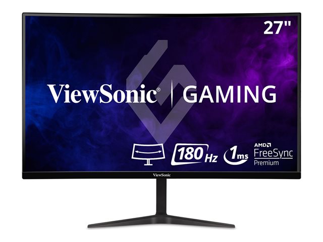 Monitor Gaming Curvo LED MVA 27" Full HD 180Hz ViewSonic OMNI VX2718-PC-MHD con Altavoces