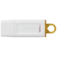 Unidad Flash USB Kingston 128GB USB 3.0 Plástico Blanco/Amarillo