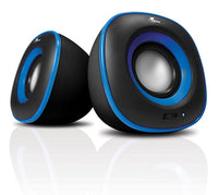 Altavoces Xtech XTS-115BL – 2.0 canales, 6W, cable 3.5mm, Azul