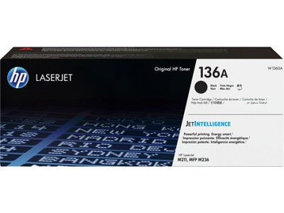 Cartucho de Toner Negro Original HP 136A LaserJet