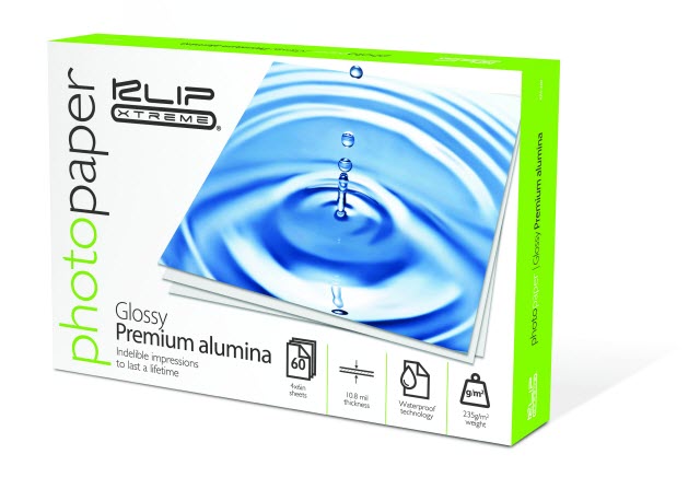 Papel fotográfico premium con capa de alúmina brillante Klip Xtreme KPA-460 4x6 60 Hojas