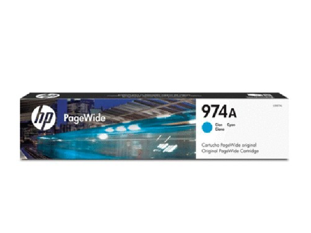 Cartucho de Tinta Cian Original Pagewide HP 974A