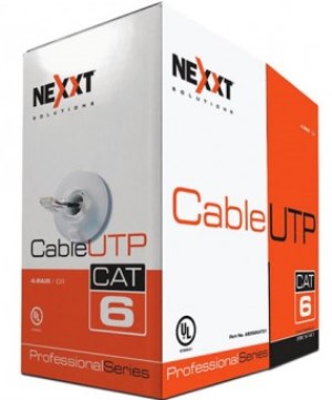 Cable U/UTP Cat6 CM Gris 305m Nexxt Enterprise