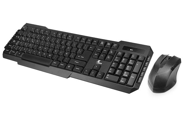 Set Teclado y Mouse Inalámbrico Español QWERTY Xtech XTK-309S 2.4GHz