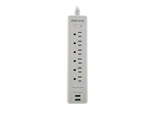 Regleta con protector de voltaje Forza