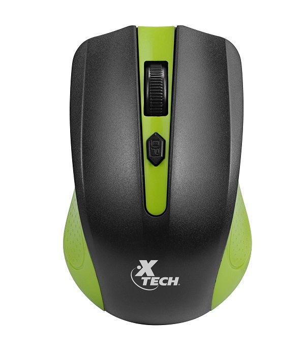 Ratón Inalámbrico 2.4GHz 1600dpi Verde Xtech XTM-310GN