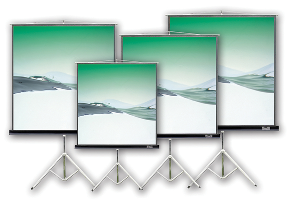 Pantalla de Proyección con Trípode Klip Xtreme KPS-102B 86" 4:3 Blanco Mate Negro