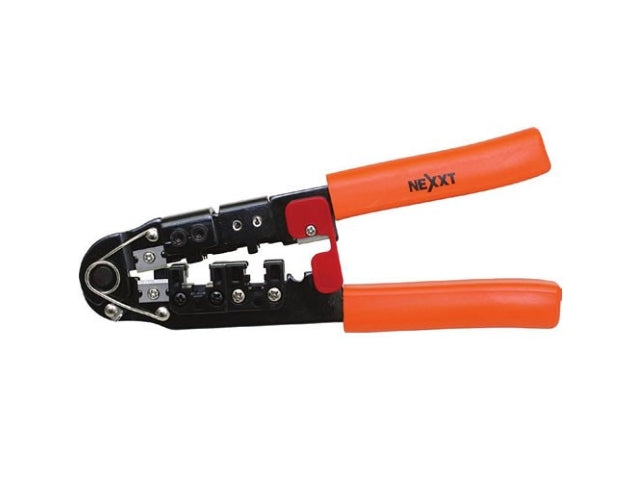 Tenaza Modular con Prensa Terminal (RJ45/8P8C, RJ12/6P6C, RJ11/64C, 6P2C) Nexxt Solutions
