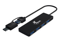 Hub USB 3.0 de 4 Puertos Xtech XTC-390