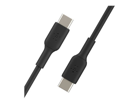 Cable cargador rápido USB‑C a USB‑C – Belkin BoostCharge – 1 m – Negro – CAB003bt1MBK