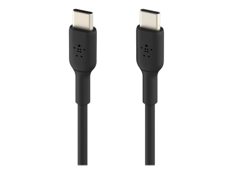 Cable cargador rápido USB‑C a USB‑C – Belkin BoostCharge – 1 m – Negro – CAB003bt1MBK