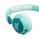 Auriculares Inalámbricos para Niños JBL JR 320 BT / Color Verde / Bluetooth / Micrófono / Volumen Seguro